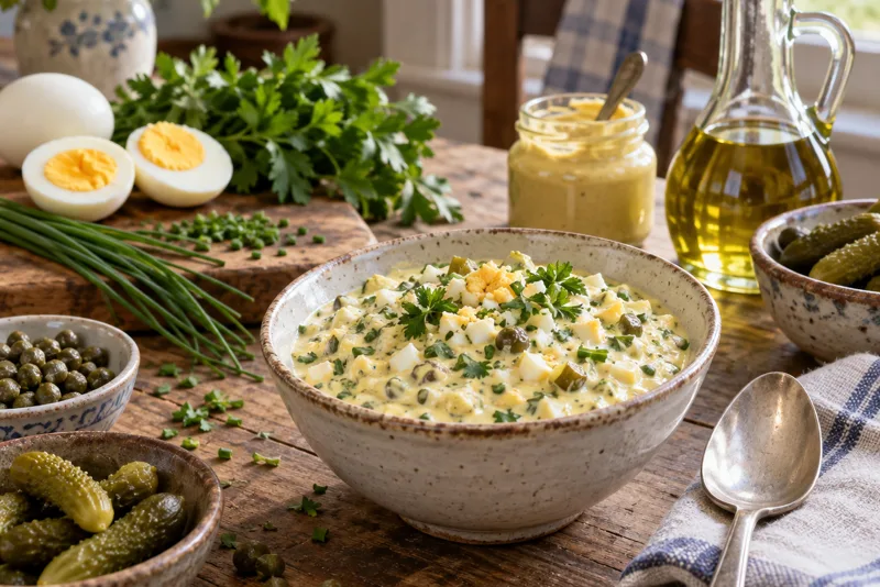 Sauce gribiche : la recette simple en 20 minutes